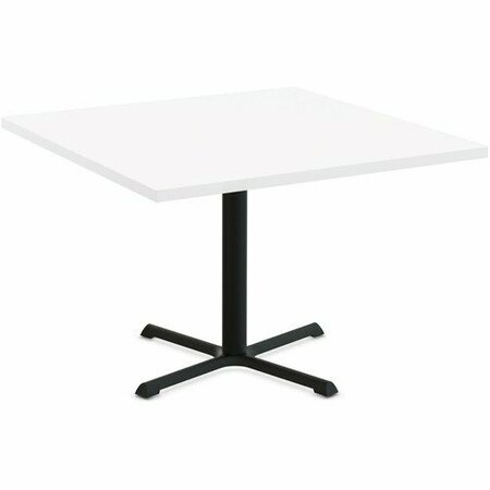 SPECIAL-T Table, Square, 42inx42inx29in, Black Base/WhiteTop SCTSTAR24242BWH